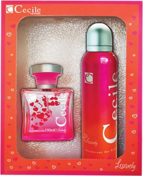 Cecile Lovely Edt 100 Ml Kadın Parfüm + 150 Ml Deodorant Set