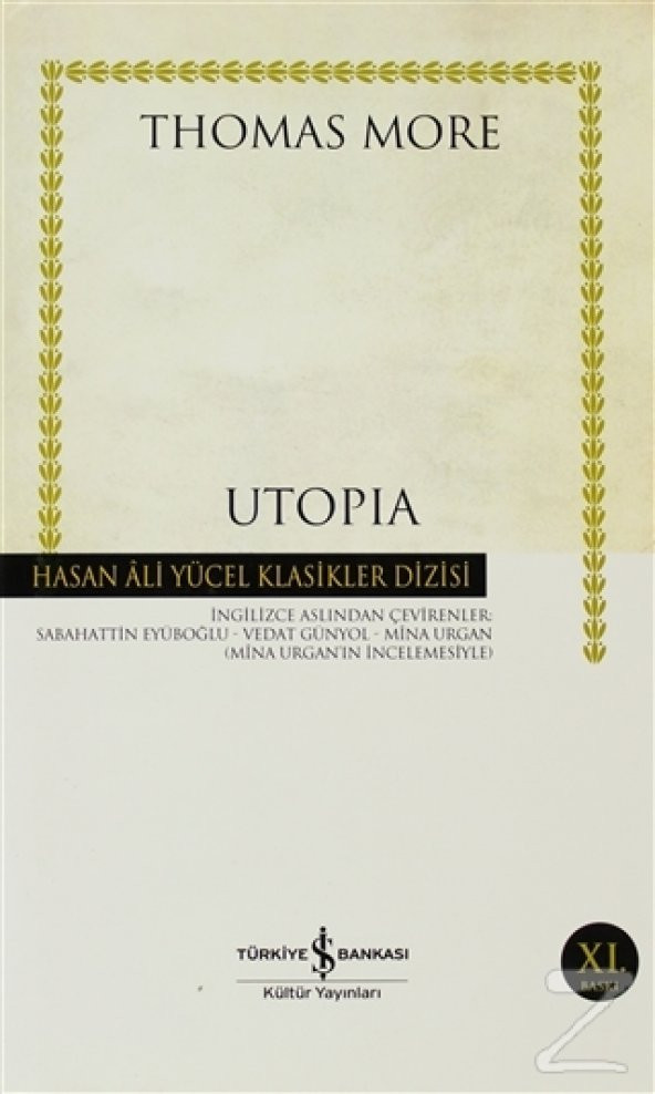 Utopia (Ciltli)/Thomas More
