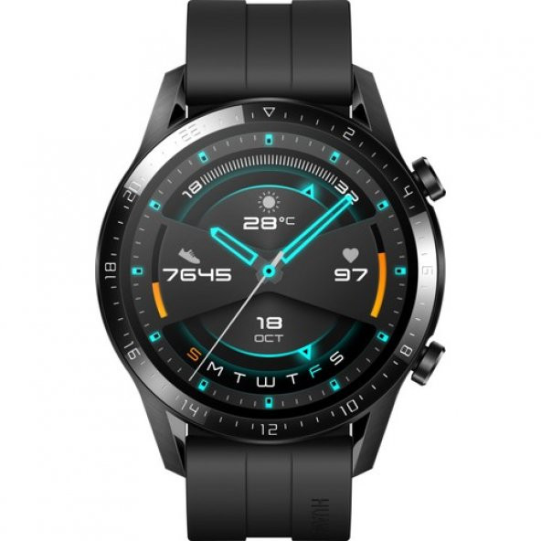 Huawei Watch GT2 Sport 46mm Akıllı Saat - Siyah (Huawei TR Garantili)