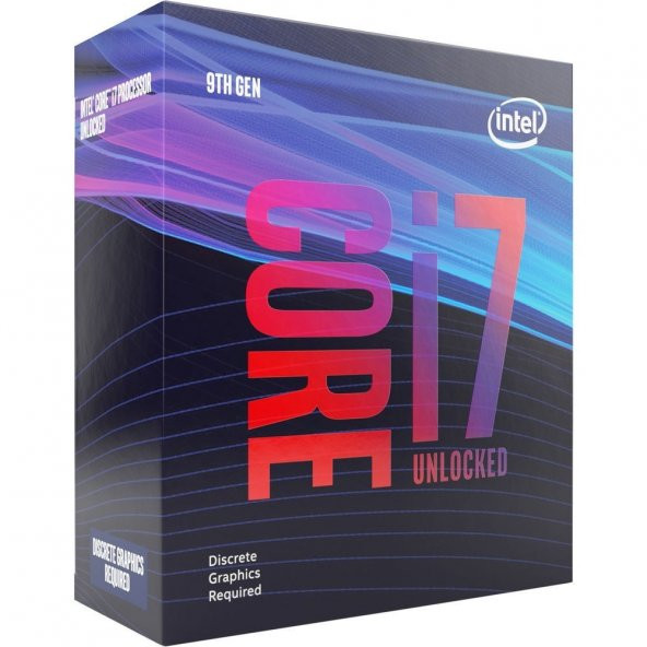 Intel Core i7-9700 3.0GHz LGA1151 12MB UHD630 Gaming İşlemci