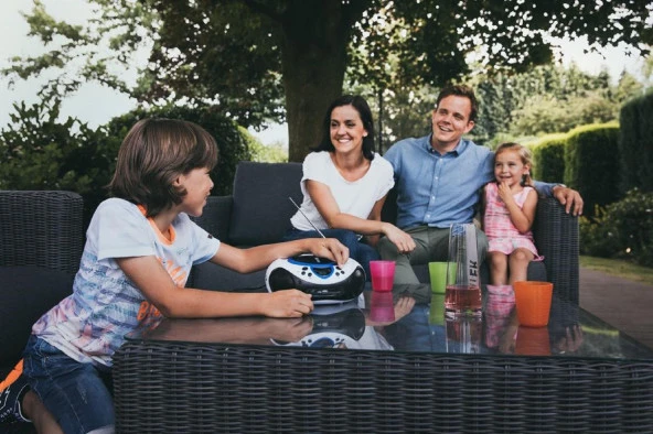 Lenco SCD-38 Mavi Taşınabilir Müzik Seti Radyo CD Çalar MP3 USB - 5