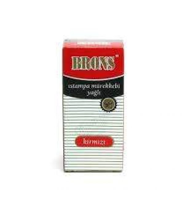 Brons Istampa Mürekkebi 30cc Kırmızı - 2