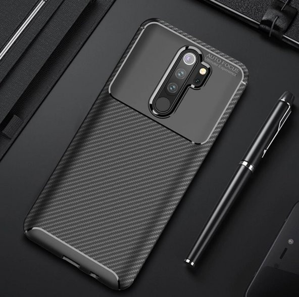 Xiaomi Redmi Note 8 Pro Elde Kaymayan Kamera Korumalı Kılıf - 4