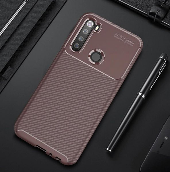 Xiaomi Redmi Note 8 Elde Kaymayan Kamera Korumalı Kalite Kılıf - Resim 5