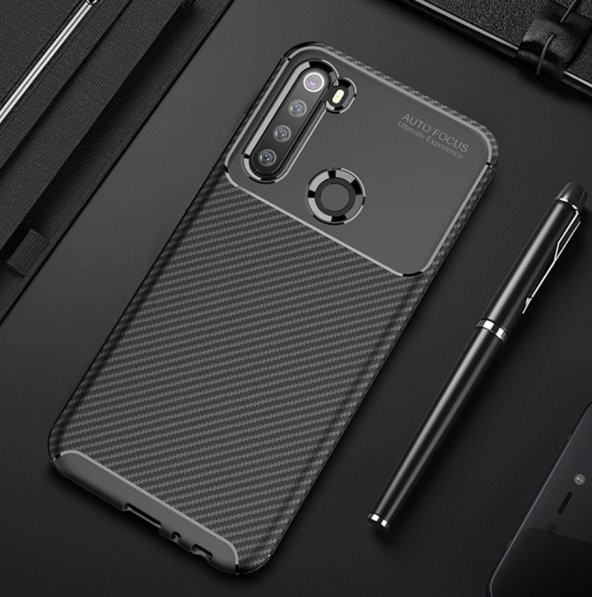 Xiaomi Redmi Note 8 Elde Kaymayan Kamera Korumalı Kalite Kılıf - Resim 7