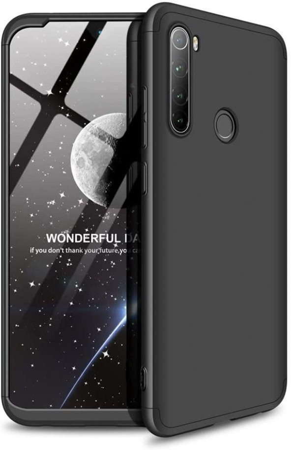 Xiaomi Redmi Note 8 Kılıf Zore Kamera Korumalı 360 Tam Koruma Ays - 4
