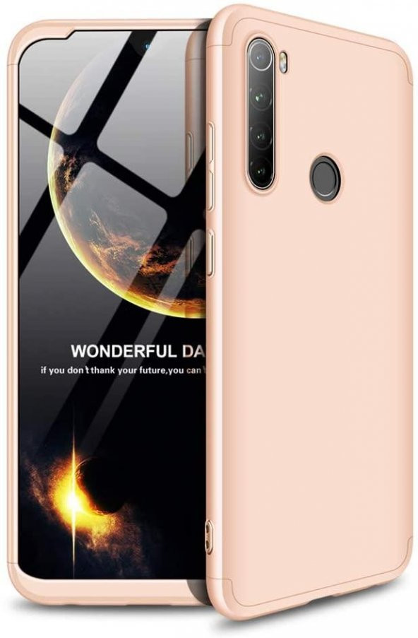 Xiaomi Redmi Note 8 Kılıf Zore Kamera Korumalı 360 Tam Koruma Ays - 8