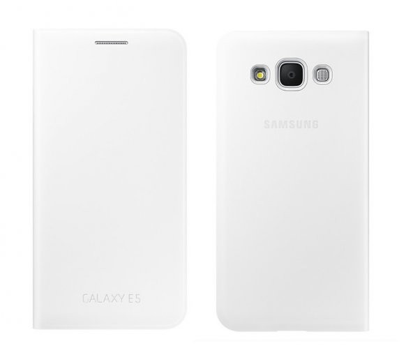 Samsung Galaxy E5 Flip Wallet Cover EF-WE500BWEGWW
