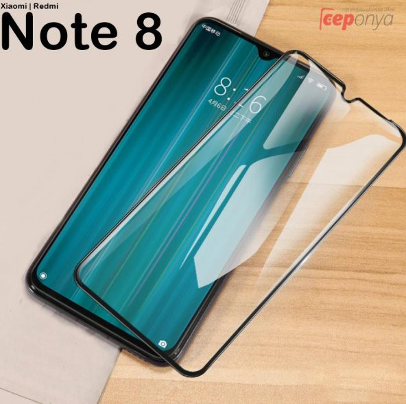 Xiaomi Redmi Note 8 Kenarı Kırılmaya Dayanıklı Cam Ekran Koruyucu - 2