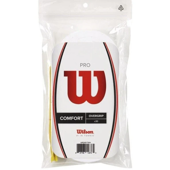 Wilson Pro Comfort 30'lu Tenis Gribi Beyaz WRZ4017WH - 3