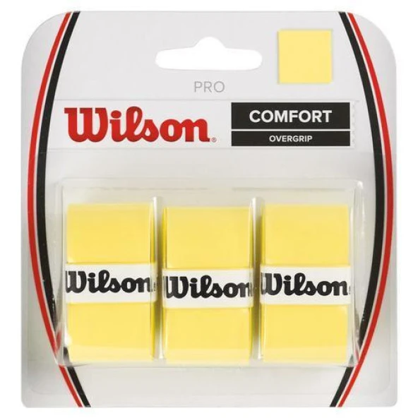 Wilson Pro Comfort 3'lü Sarı Tenis Gribi - 2