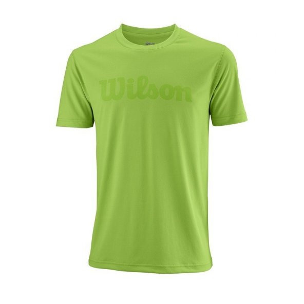 Wilson UWII Script Tech Tee Yeşil Erkek T-Shirt WRA770302