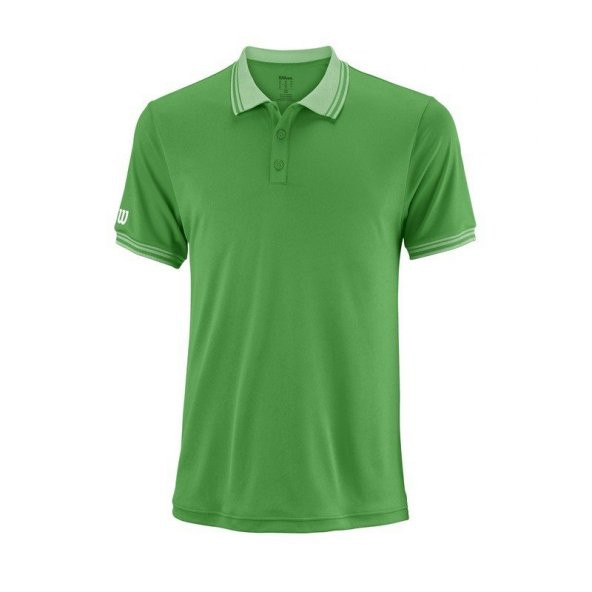 Wilson Polo Team Yeşil Erkek Tenis T-Shirt wra765403