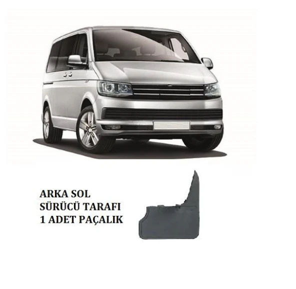 Volkswagen T5 T6 T7 Orjinal Tip Paçalık Arka Sol Tozluk 2003-2023