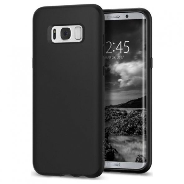Spigen Samsung Galaxy S8 Plus Kılıf Liquid Crystal Matte Black - - 4