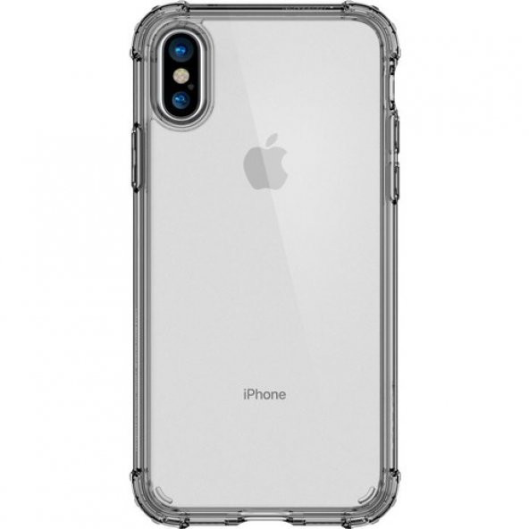 Spigen Apple iPhone X Kılıf Crystal Shell Dark Crystal - 057CS221