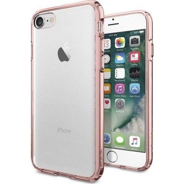 Spigen Apple iPhone 7 Kılıf Ultra Hybrid Rose Crystal - 042CS2044