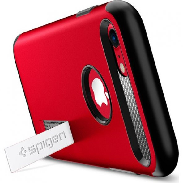 Spigen Apple iPhone 8 - iPhone 7 Kılıf Slim Armor Crimson Red - 0 - 2