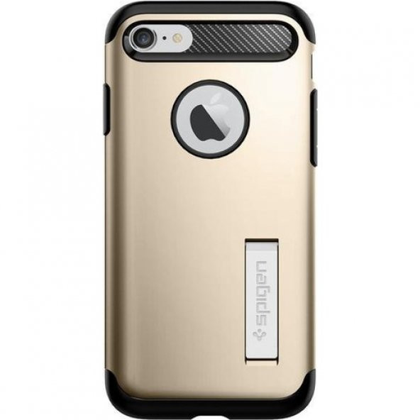 Spigen Apple iPhone 8 - iPhone 7 Kılıf Slim Armor Champagne Gold - 4