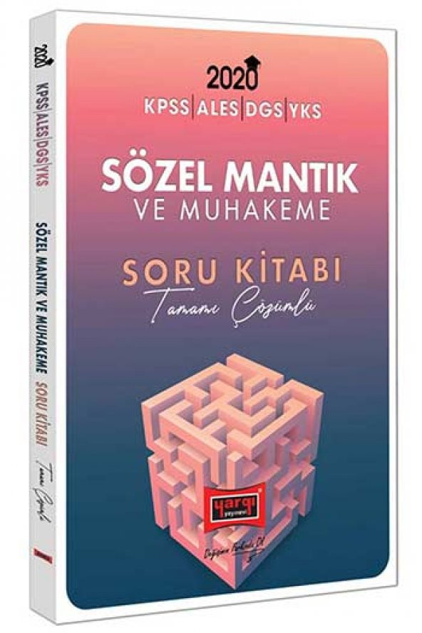2020 KPSS ALES DGS YKS Sözel Mantık ve Muhakeme Soru Kitabı Yargı Yayınları