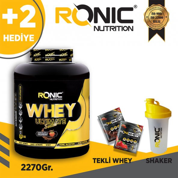Ronic Nutrition Whey Ultimate 2270 Gr Protein Tozu Çilek Aromalı