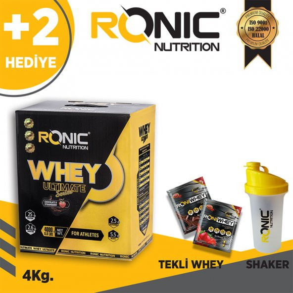 Ronic Nutrition Whey 4 Kg Protein Tozu Çilek Aromalı