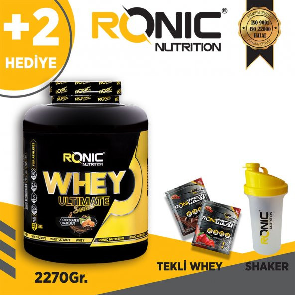 Ronic Nutrition Whey Ultimate 2270 Gr Protein Tozu Çikolata Aromalı