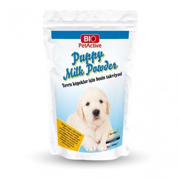 Biopetactive Puppy Milk Powder Yavru Köpek Süt Toz 200 gr Skt:07/2024