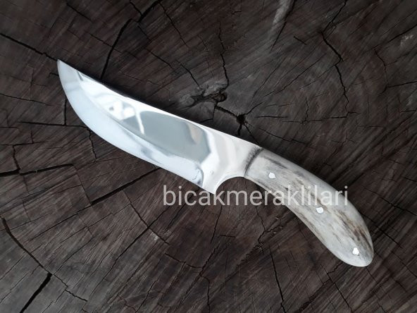 AV BIÇAĞI EL İŞÇİLİĞİ-20CM-3MM ÇELİK-GEYİK BOYNUZU SAP - 2