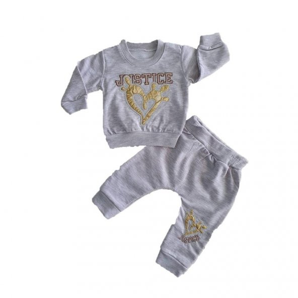 Kız Bebek 6-18 Ay Kalpli Pijama Takımı  Pembe - 2