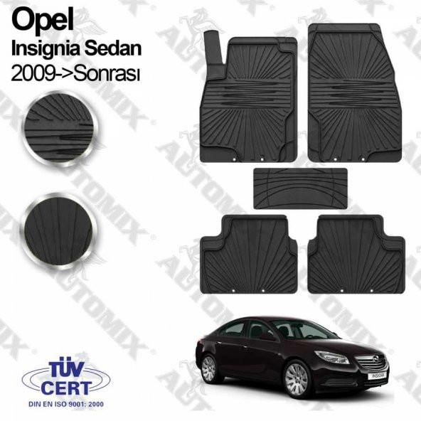 İmage Opel İnsignia Oto Paspas Seti Siyah