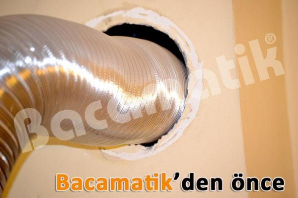 Bacamatik Aspiratör Davlumbaz Baca Klapesi Silikonlu Set - 7