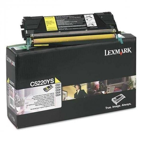 Lexmark C5220YS Orjinal Sarı Toner