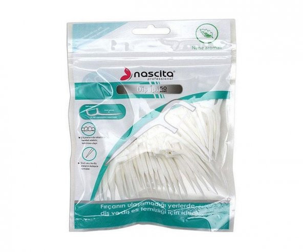 Nascita Nane Aromalı Kürdanlı Diş İpi 50li