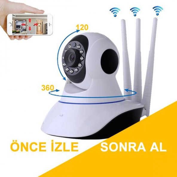 Önce İzle Sonra Al 360º Wifi Bebek kamerası - 2