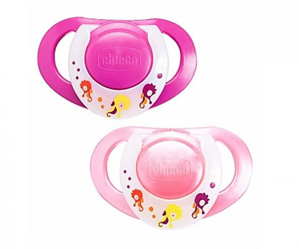 Chicco Physioring Pembe Kaucuk 4 ay+ 2Lı