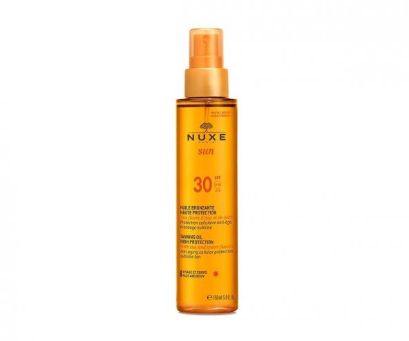 Nuxe Huile Bronzante Haute Protection Spf30 150 Ml