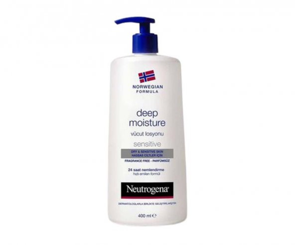 Neutrogena Deep Moisture Parfümsüz Vücut Losyonu 400 Ml - 1