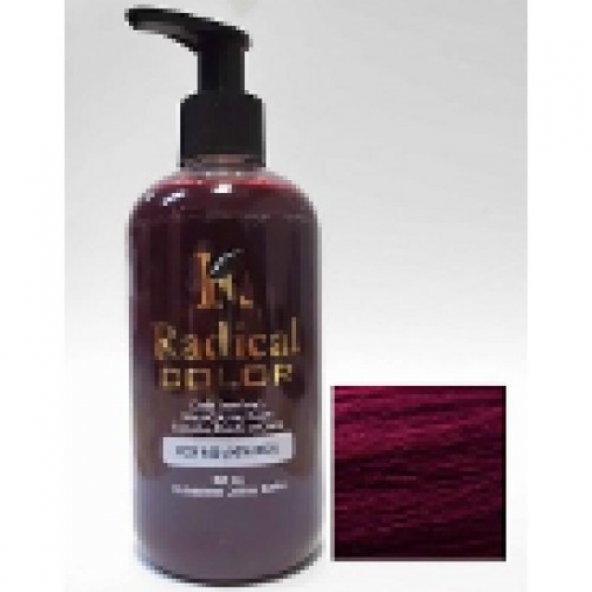 Radical Color Su Bazlı Saç Boyası Koyu Kızıl 250Ml - 2