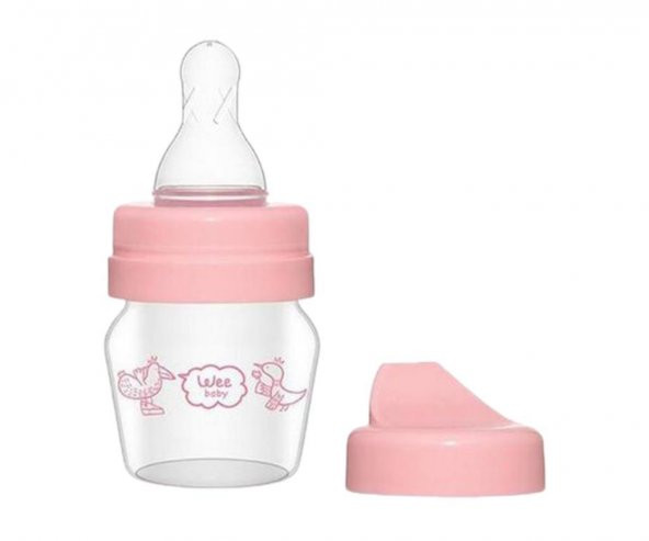 Wee Baby Mini Cam Alıştırma Bardağı Seti 30ml / Pembe