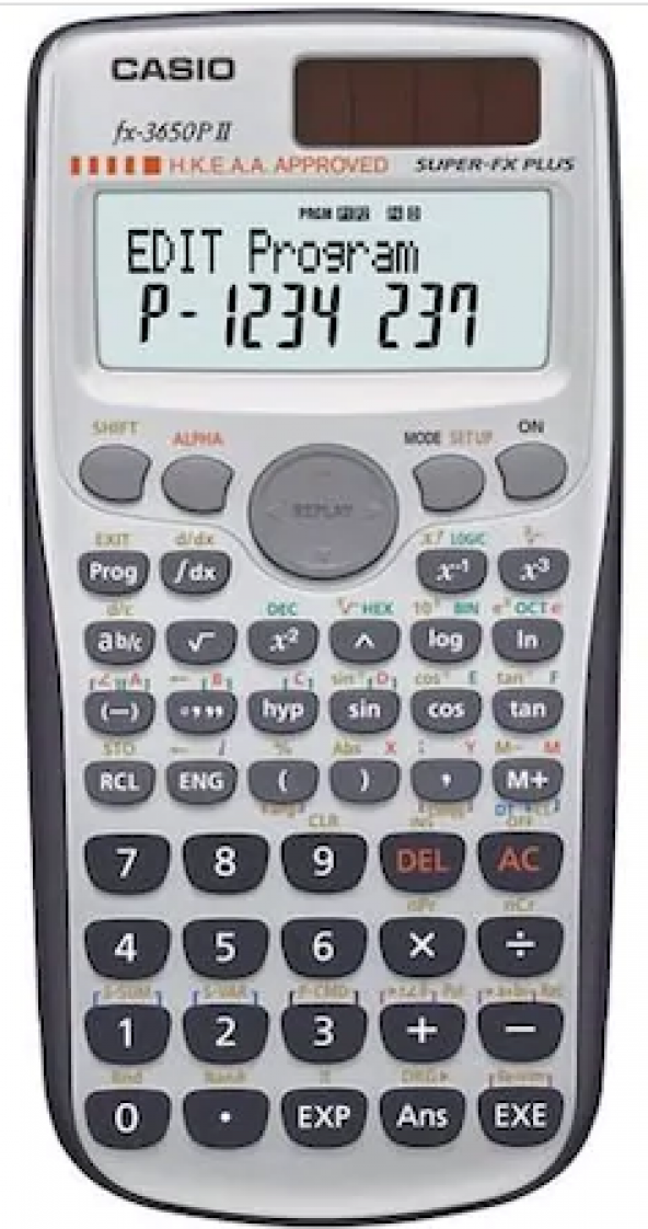 CASİO  HESAP MAKİNASI PROGRAMLANABİLİR FX-3650P - 1