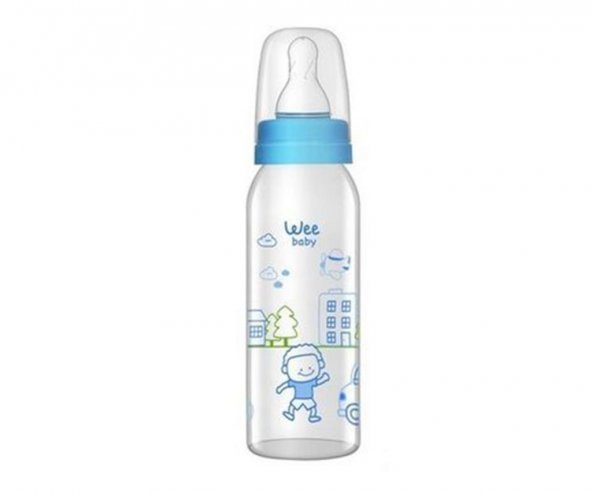 Wee Baby Kulplu Pp Biberon 270Ml - Mavi