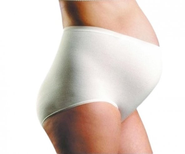 Chezmam 1030 Yanı Dikişsiz Hamile Külot / Beyaz / 2(M)