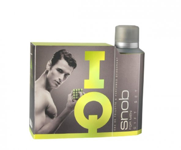 Snob IQ Edt 100 Ml + 150 Ml Deodorant Erkek Parfüm Set
