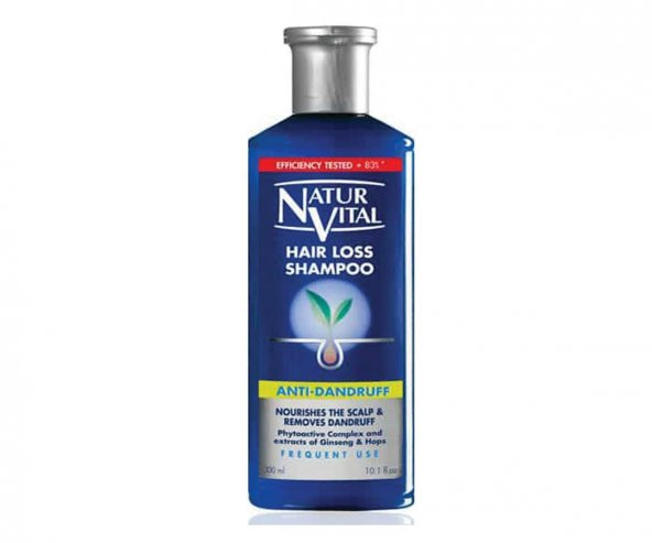 Natur Vital Hair Loss Saç Dökülmesine Karşı Şampuan Kepekli Saçlar İçin 300 ML