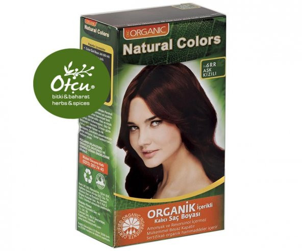 Natural Colors 6Rr Alev Kızılı Organik Saç Boyası - 1