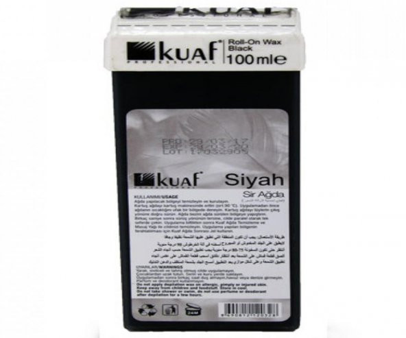 Kuaf Kartuş Ağda BLACK SİYAH  100 ml ürün görseli