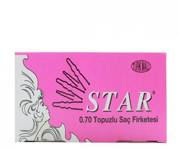 Star 0.70 Topuzlu Saç Filketesi 150 Adet ürün görseli