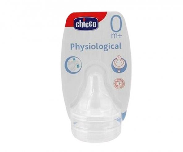 Chicco Fizyolojik Silikon Biberon Emzik-0Ay+