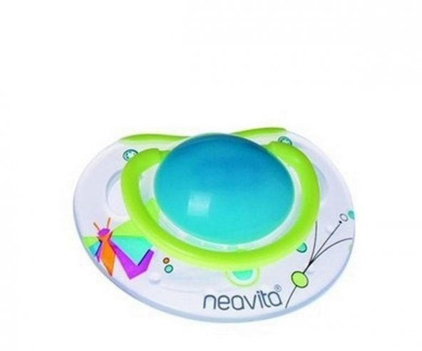 Neavita Ortodontik Silikon Emzik Desenli (BPA0) 3 Ay+ / Mavi